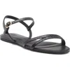 Nordstrom Rack Paros Sandal In Black Snake