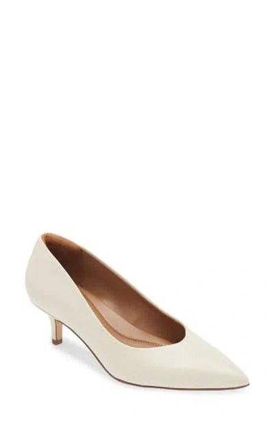 Nordstrom Rack Pascale Kitten Heel Pump In Ivory Vanilla