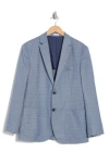 Nordstrom Rack Patch Pocket Sport Coat In Blue Tone Basketweave
