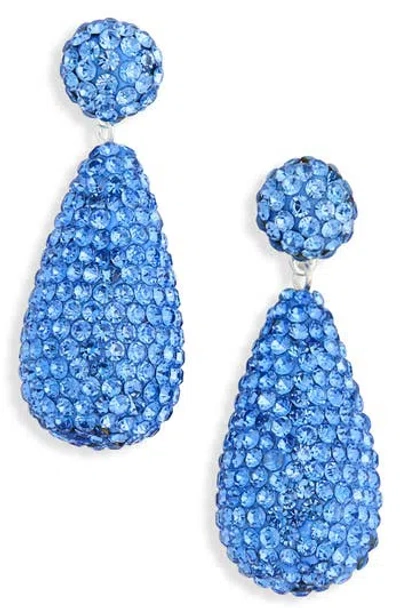 Nordstrom Rack Pavé Drop Earrings In Blue