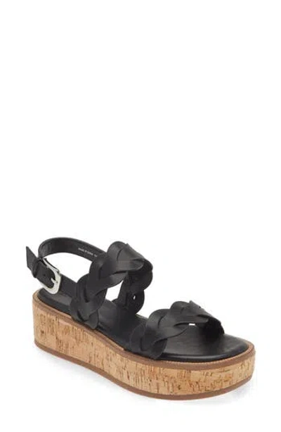 Nordstrom Rack Pennie Flatform Sandal In Black