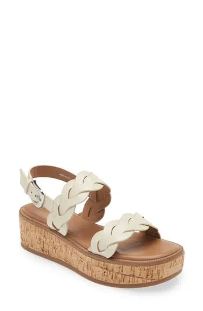 Nordstrom Rack Pennie Flatform Sandal In Ivory Vanilla