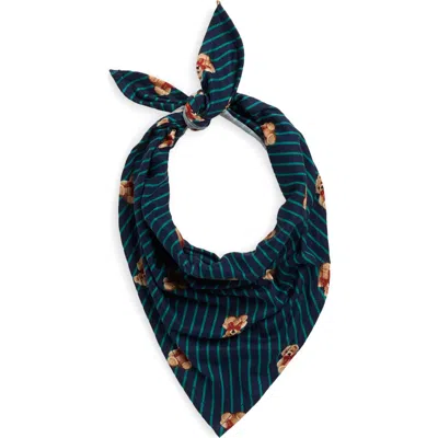 Nordstrom Rack Peppermint Bliss Pet Bandana In Blue Spruce Bears