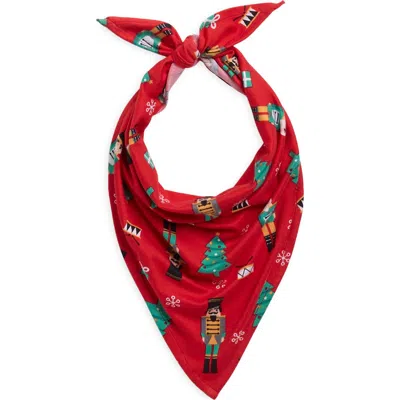 Nordstrom Rack Peppermint Bliss Pet Bandana In Nutcracker Wonderland
