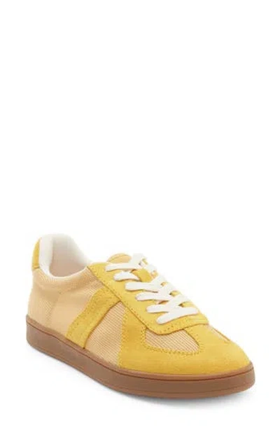 Nordstrom Rack Philly Embossed Lace-up Sneaker In Yellow