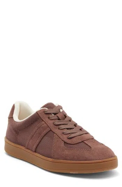 Nordstrom Rack Philly Embossed Lace-up Sneaker In Brown Mocha