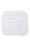 Nordstrom Rack Pillow Sole 5-pack No-show Socks In White
