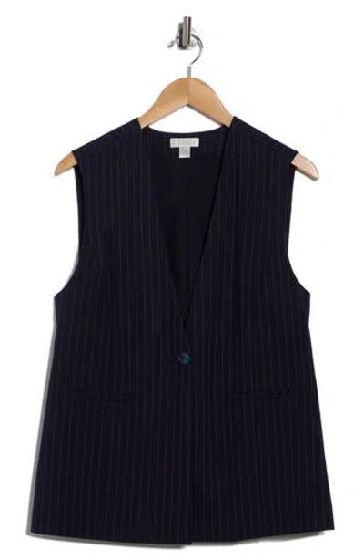 Nordstrom Rack Pinstripe Vest In Multi