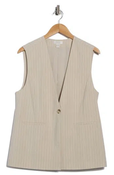 Nordstrom Rack Pinstripe Vest In Multi