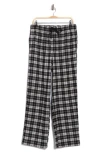 Nordstrom Rack Plaid Flannel Pajama Pants In Black