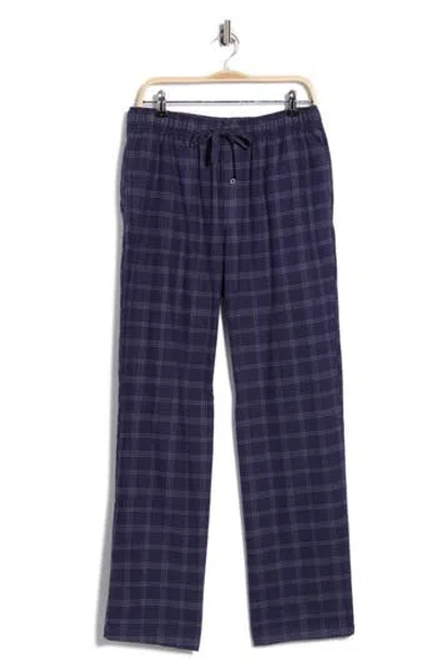 Nordstrom Rack Plaid Flannel Pajama Pants In Blue