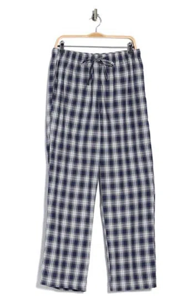 Nordstrom Rack Plaid Pajama Pants In Navy - Grey Carter Plaid