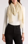Nordstrom Rack Pleated Occasion Scarf In Tan Nomad