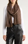 Nordstrom Rack Pleated Occasion Wrap In Brown