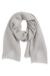 Nordstrom Rack Pleated Occasion Wrap In Grey Sleet