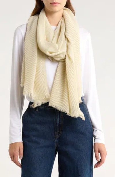 Nordstrom Rack Pleated Occasion Wrap In Neutral