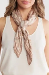 Nordstrom Rack Pleated Satin Scarf In Pink