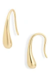 Nordstrom Rack Polish Teardrop Earrings In Gold