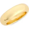 Nordstrom Rack Polished Dome Ring In Gold