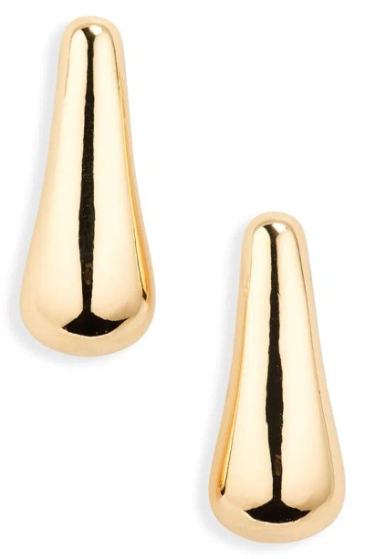 Nordstrom Rack Polished Droplet Stud Earrings In Gold