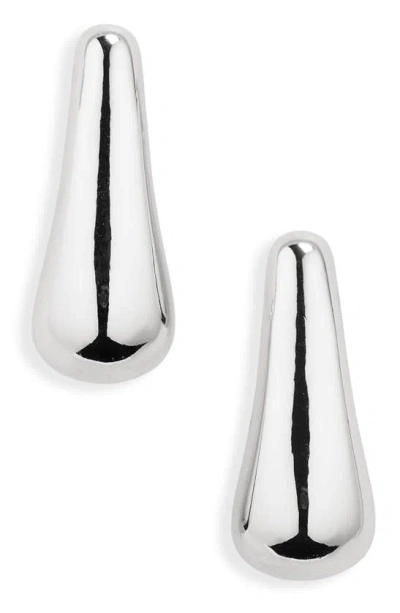 Nordstrom Rack Polished Droplet Stud Earrings In Metallic