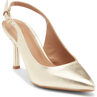 Nordstrom Rack Priscilla Slingback Pump In Gold