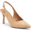 Nordstrom Rack Priscilla Slingback Pump In Natural Cork