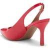Nordstrom Rack Priscilla Slingback Pump In Red Grenadine