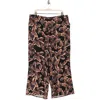 Nordstrom Rack Pull-on Crop Palazzo Pants In Black- Grey Soly Blooms