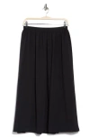 Nordstrom Rack Pull-on Midi Skirt In Black