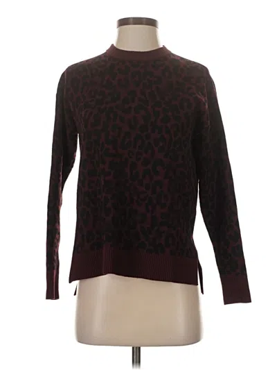 Pre-owned Nordstrom Rack Pullover Sweater In Burgundy