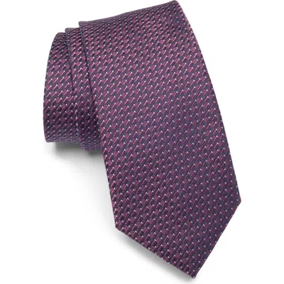 Nordstrom Rack Quinn Mini Print Tie In Eggplant