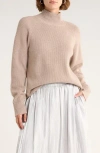Nordstrom Rack Raglan Sleeve Turtleneck Sweater In Brown