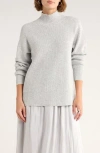 Nordstrom Rack Raglan Sleeve Turtleneck Sweater In Gray