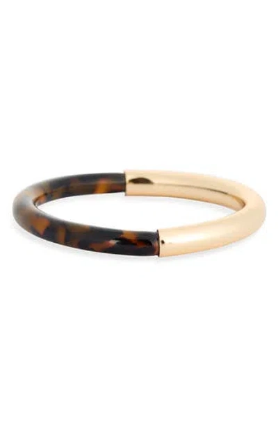 Nordstrom Rack Resin & Metal Bangle Bracelet In Multi