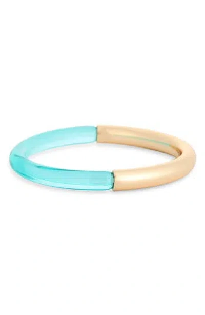 Nordstrom Rack Resin & Metal Bangle Bracelet In Multi