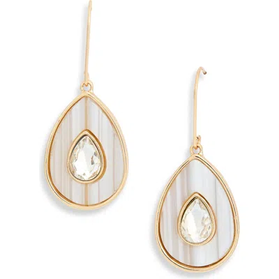 Nordstrom Rack Resin Stone Teardrop Drop Earrings In Multi