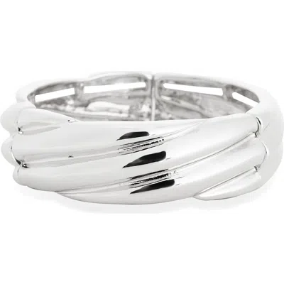 Nordstrom Rack Rib Stretch Bracelet In Orange