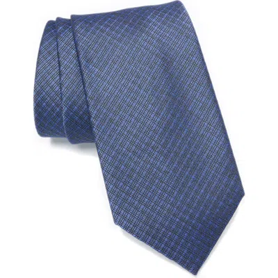 Nordstrom Rack Rood Grid Jacquard Tie In Navy