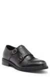 Nordstrom Rack Ruben Cap Toe Double Monk Strap Shoe In Black