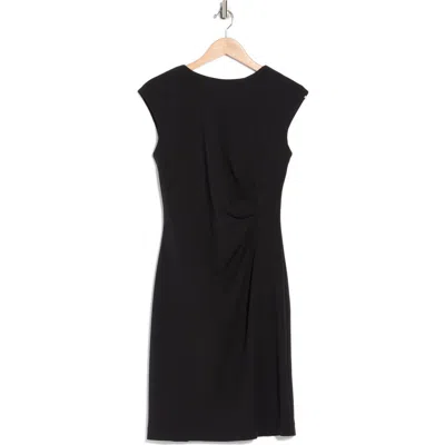 Nordstrom Rack Ruched Midi Dress In Black