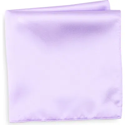 Nordstrom Rack Satin Pocket Square In Purple