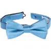 Nordstrom Rack Satin Solid Bow Tie In Blue