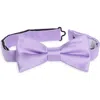 Nordstrom Rack Satin Solid Bow Tie In Purple