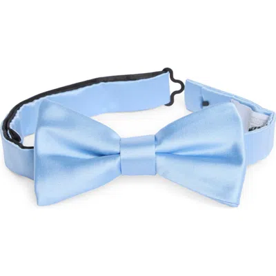 Nordstrom Rack Satin Solid Bow Tie In Transparent