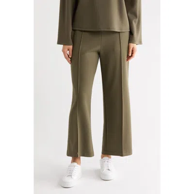 Nordstrom Rack Scuba Crop Wide Leg Pants In Green