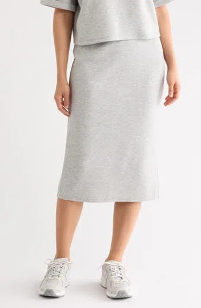 Nordstrom Rack Scuba Midi Skirt In Gray