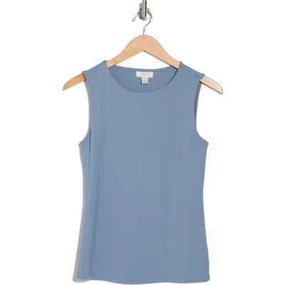 Nordstrom Rack Sculpted Tank Top In Blue