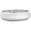 Nordstrom Rack Sculptural Hinge Bangle Bracelet In Silver