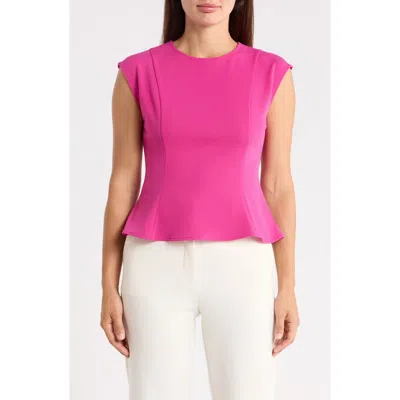Nordstrom Rack Seamed Peplum Top In Pink